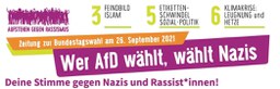 Aktionszeitung zur Bundestagswahl “Wer AfD wählt, wählt Nazis”