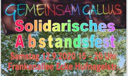 Gemeinsam Gallus - solidarisches Abstandsfest