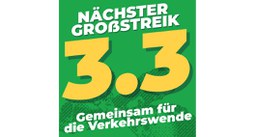 Globaler Klimastreik am 03.03.2023 in Frankfurt zum Thema Verkehrswende