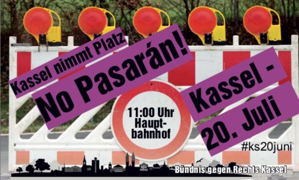 Kassel nimmt Platz! No pasaran!
