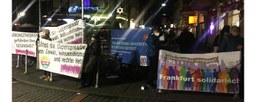Protest gegen Nikolaus-Singen von Frankfurter QD-Splittergruppen